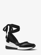 Michael Michael Kors Vega Leather Lace-up Sneaker