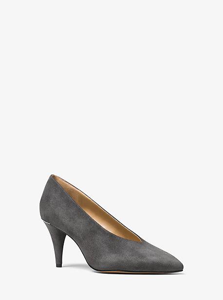 Michael Michael Kors Lizzy Suede Choked Pump