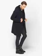 Michael Kors Mens Double-face Donegal Wool-blend Coat