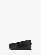 Michael Kors Mens Logo Leather Belt