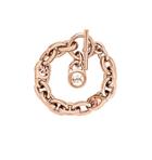Michael Kors Rose Gold-tone Chain-link Padlock Bracelet