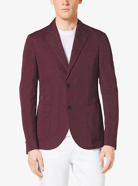 Michael Kors Mens Cotton And Linen Blazer