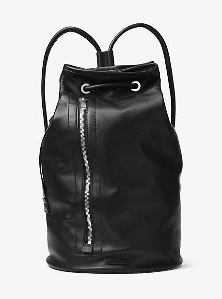 Michael Kors Mens Nathaniel Leather Bucket Bag