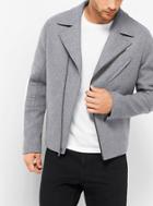 Michael Kors Mens Cavalry Twill Moto Jacket
