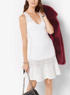 Michael Michael Kors Knitted Fit-and-flare Dress