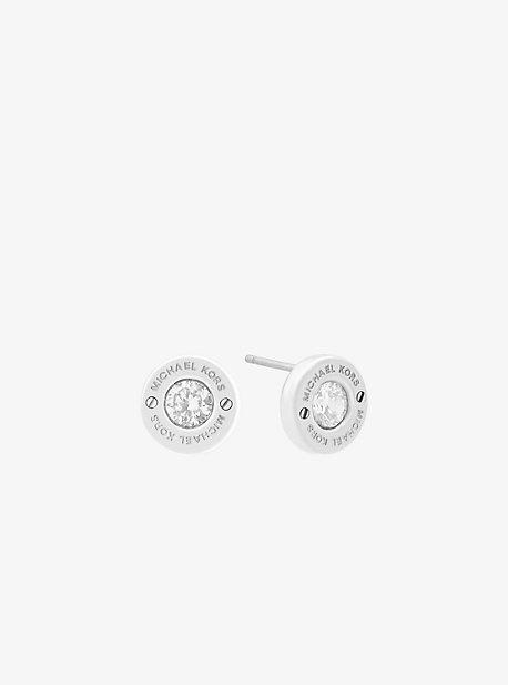 Michael Kors Silver-tone Stud Earrings