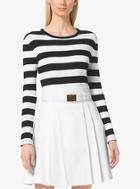 Michael Michael Kors Striped Ribbed Sweater