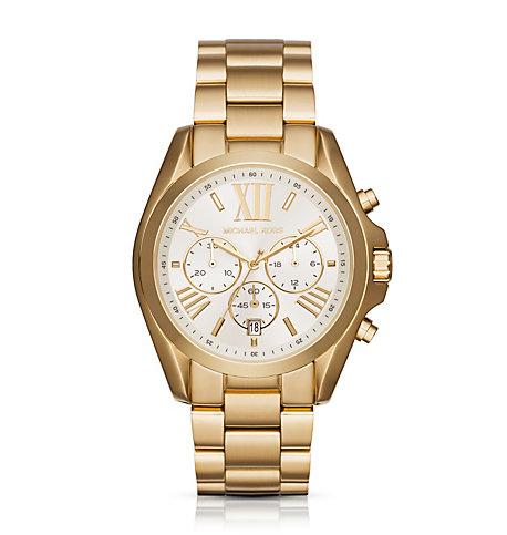 Michael Kors Oversize Bradshaw Gold-tone Watch