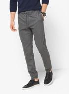 Michael Kors Mens Wool-blend Flannel Joggers