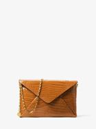 Michael Kors Collection Runway Crocodile Envelope Clutch