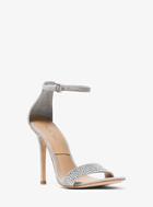 Michael Kors Jacqueline Embellished Suede Sandal