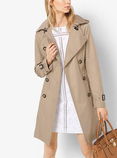 Michael Michael Kors Hooded Trench Coat