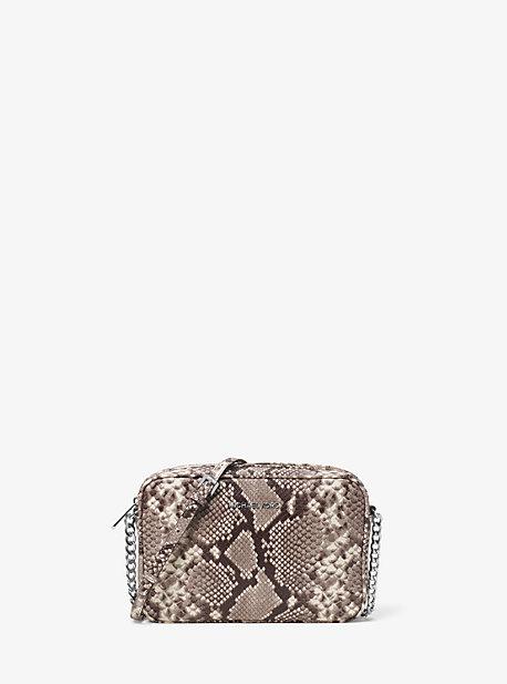 Michael Michael Kors Bedford Large Embossed-leather Crossbody