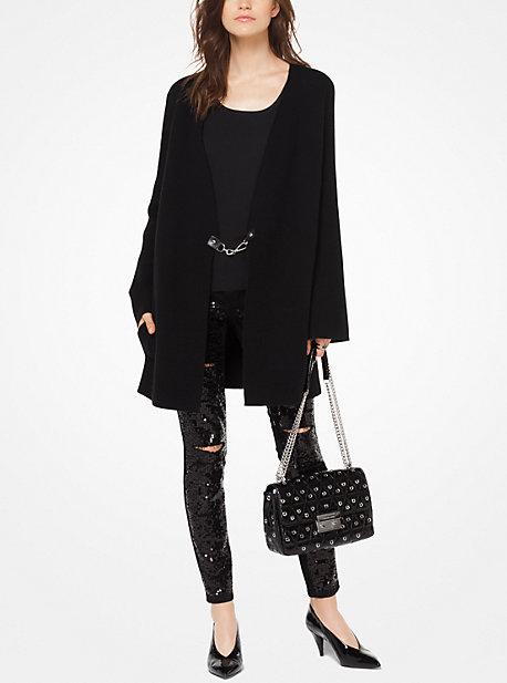 Michael Michael Kors Bell-sleeve Chain-link Cardigan