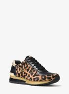 Michael Michael Kors Allie Leopard Calf Hair Sneaker