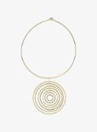 Michael Kors Pave Silver And Gold-tone Necklace
