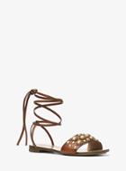 Michael Kors Collection Mica Studded Leather Sandal