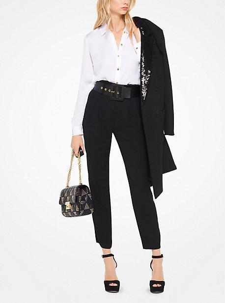Michael Michael Kors Silk-georgette Blouse