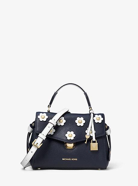 Michael Michael Kors Bristol Floral Applique Leather Crossbody