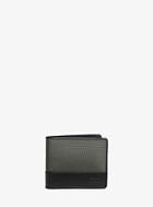 Michael Kors Parker Leather And Nylon Billfold Wallet