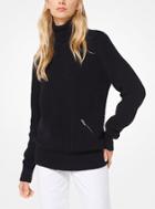 Michael Kors Collection Tropical Merino Turtleneck