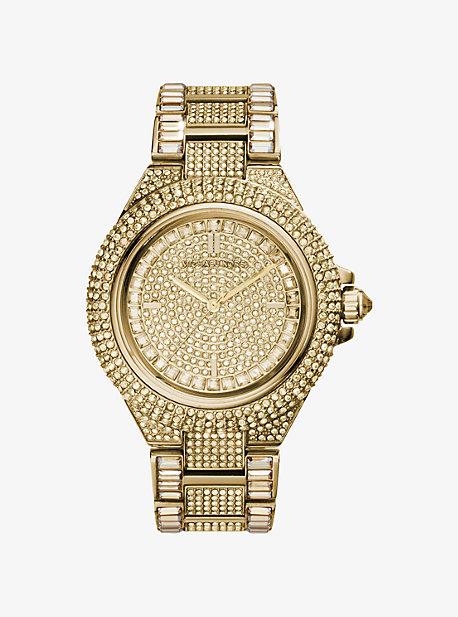 Michael Kors Camille Pave Gold-tone Watch