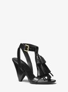 Michael Kors Collection Rumi Tassel Leather Sandal