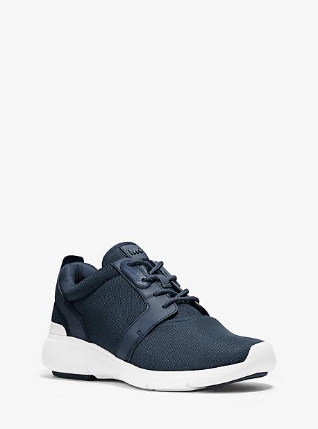 Michael Michael Kors Amanda Mesh And Leather Sneaker