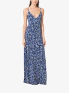 Michael Michael Kors Floral-print Matte-jersey Maxi Dress