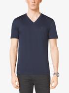 Michael Kors Mens V-neck Cotton T-shirt