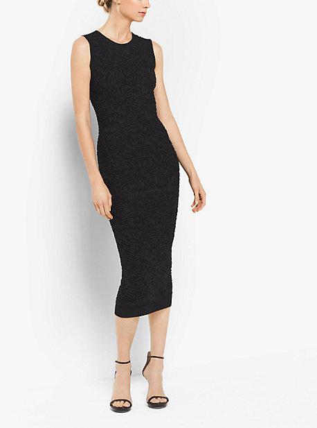Michael Kors Collection Soutache Stretch-viscose Sheath Dress