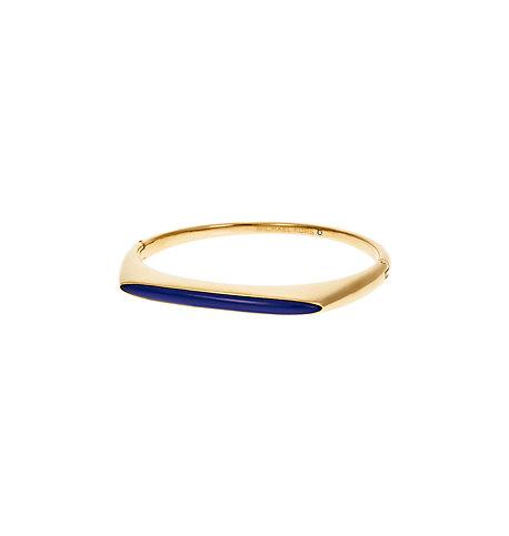 Michael Kors Embellished Gold-tone Hinge Bangle