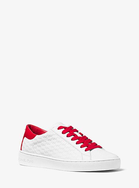Michael Michael Kors Colby Embossed-leather Sneaker