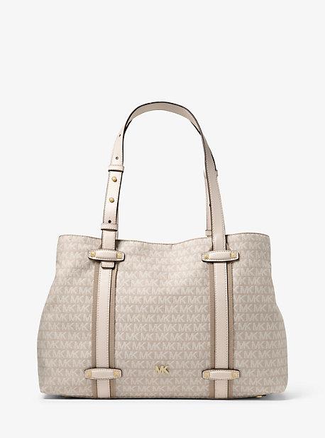 Michael Michael Kors Griffin Large Logo Jacquard Tote