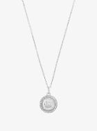 Michael Kors Fulton Pave Silver-tone Pendant Necklace