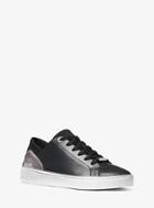 Michael Michael Kors Scout Leather And Neoprene Sneaker