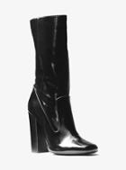 Michael Kors Collection Agatha Leather Mid-calf Boot