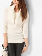 Michael Michael Kors Cowl-neck Merino Wool-blend Sweater