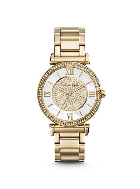 Michael Kors Catlin Pave Gold-tone Watch
