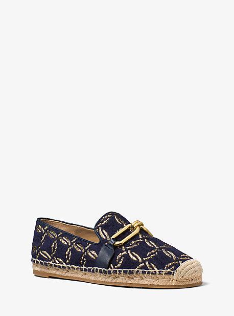 Michael Kors Collection Lennox Metallic Brocade Espadrille