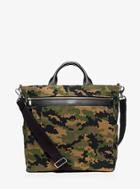 Michael Kors Mens Grant Camouflage Bonded-canvas Tote