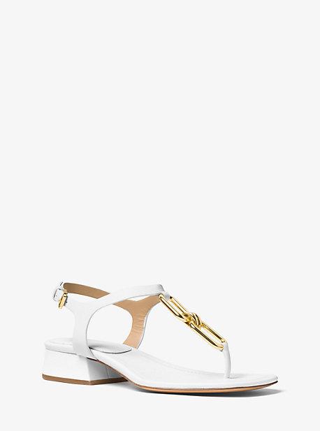 Michael Kors Collection Bay Leather Sandal