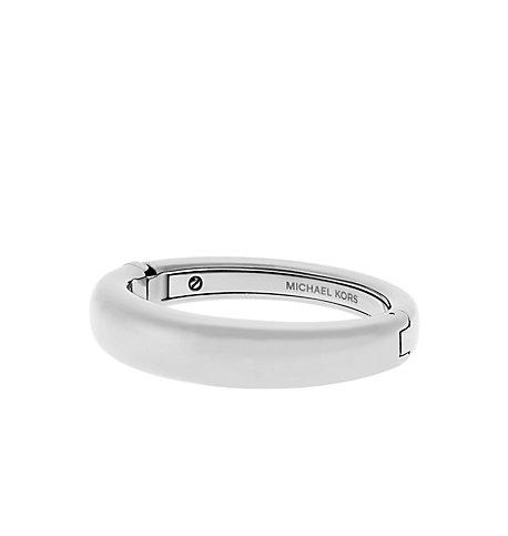 Michael Kors Silver-tone Hinge Bangle