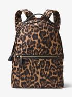 Michael Michael Kors Kelsey Leopard Nylon Backpack