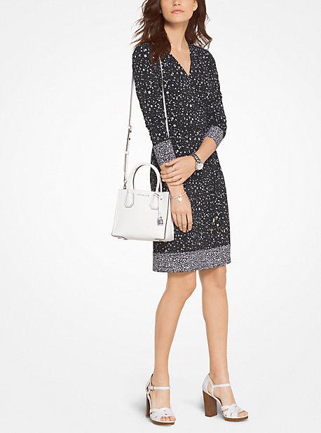 Michael Michael Kors Floral Matte-jersey Wrap Dress