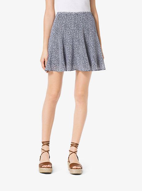 Michael Michael Kors Printed A-line Skirt