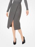 Michael Kors Collection Wool Scissor Skirt