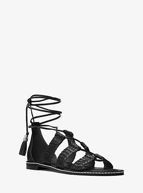 Michael Michael Kors Monterey Gladiator Leather Lace-up Sandal