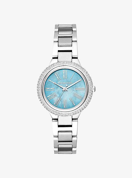 Michael Kors Mini Taryn Pave Silver-tone Watch