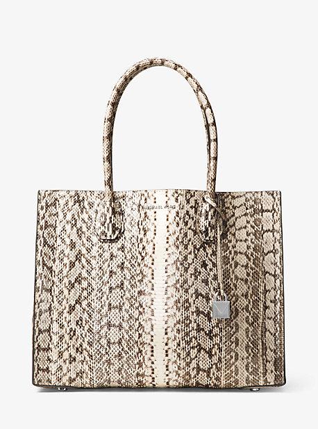 Michael Michael Kors Mercer Extra-large Snakeskin Tote